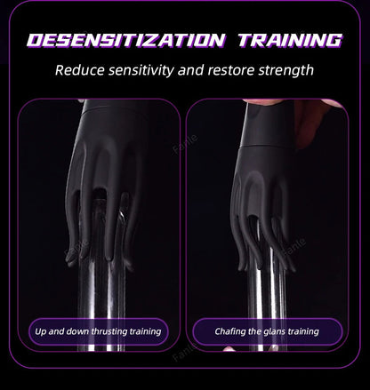 جهاز تحفيز حشفة الذكر، لعبة استمناء دوارة أوتوماتيكية بـ 10 أوضاع