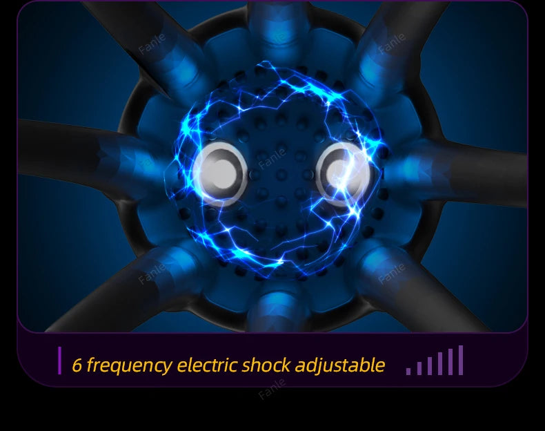 جهاز تحفيز حشفة الذكر، لعبة استمناء دوارة أوتوماتيكية بـ 10 أوضاع