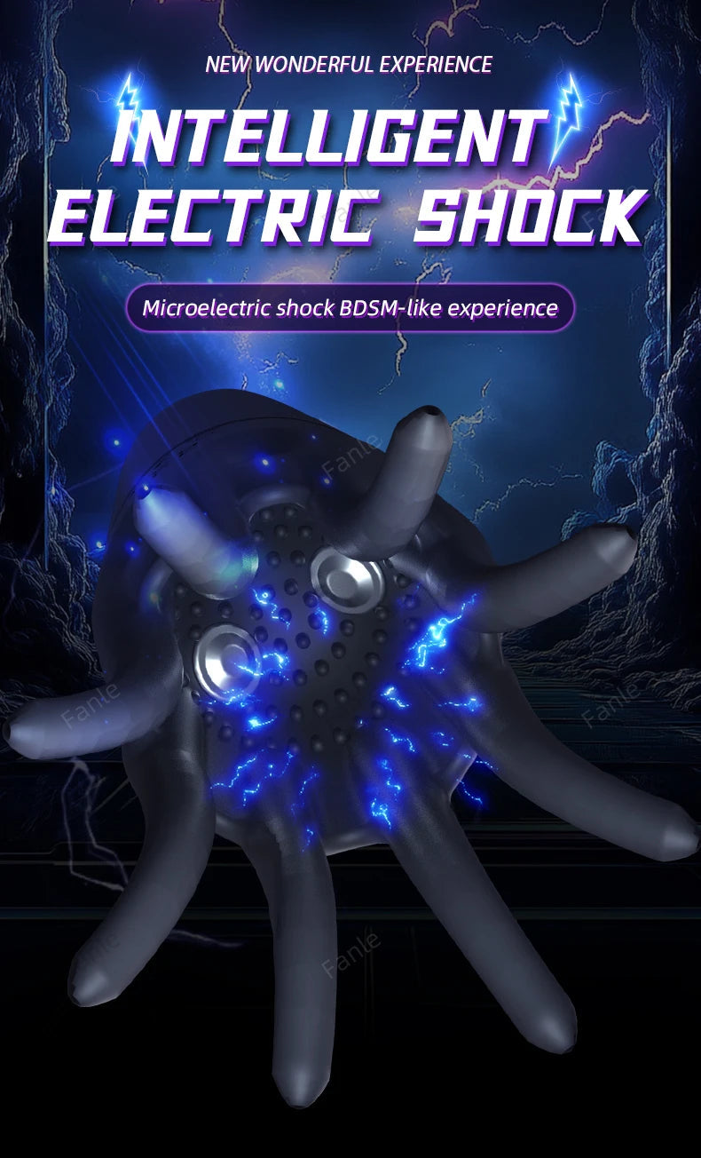 جهاز تحفيز حشفة الذكر، لعبة استمناء دوارة أوتوماتيكية بـ 10 أوضاع