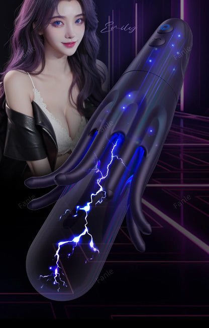 جهاز تحفيز حشفة الذكر، لعبة استمناء دوارة أوتوماتيكية بـ 10 أوضاع