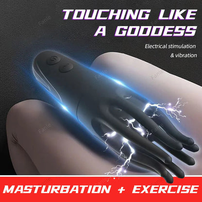 جهاز تحفيز حشفة الذكر، لعبة استمناء دوارة أوتوماتيكية بـ 10 أوضاع